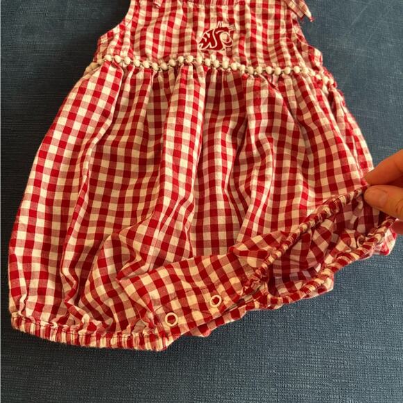 WSU plaid romper - Picture 5 of 6